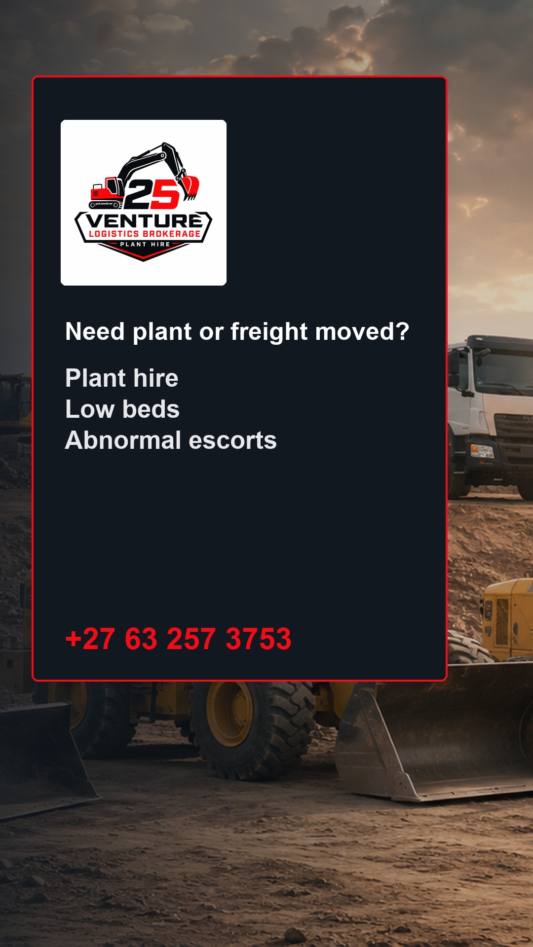 25 Venture story advert